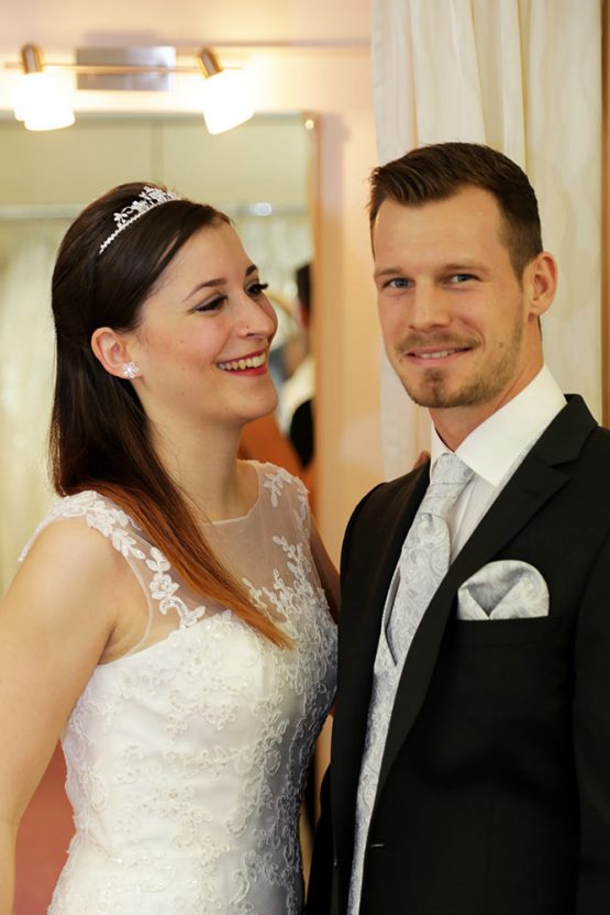Hochzeitsmode an Natalie und Daniel
