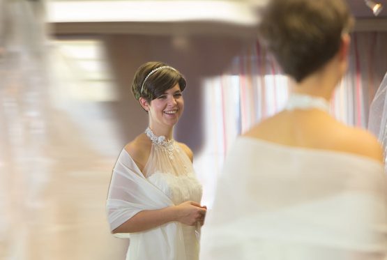 Brautkleid - Ansicht Spiegelbild