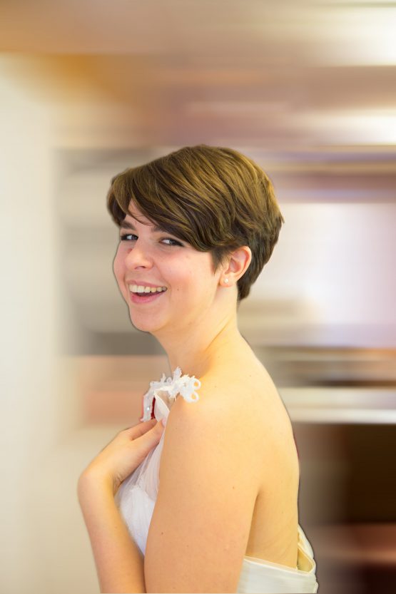 Impression Brautkleid Anprobe