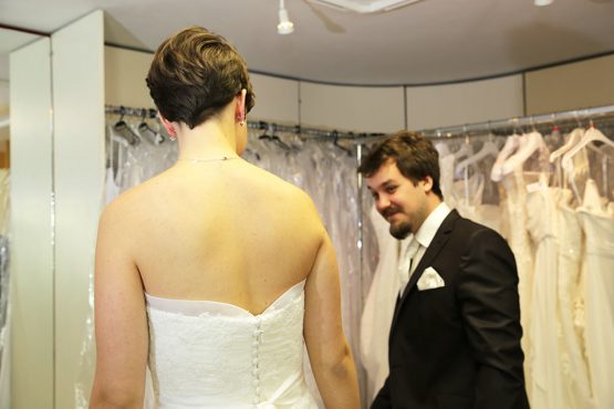 Ulli und Thomas in Hochzeitsmode