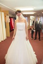 Ulli im Brautkleid