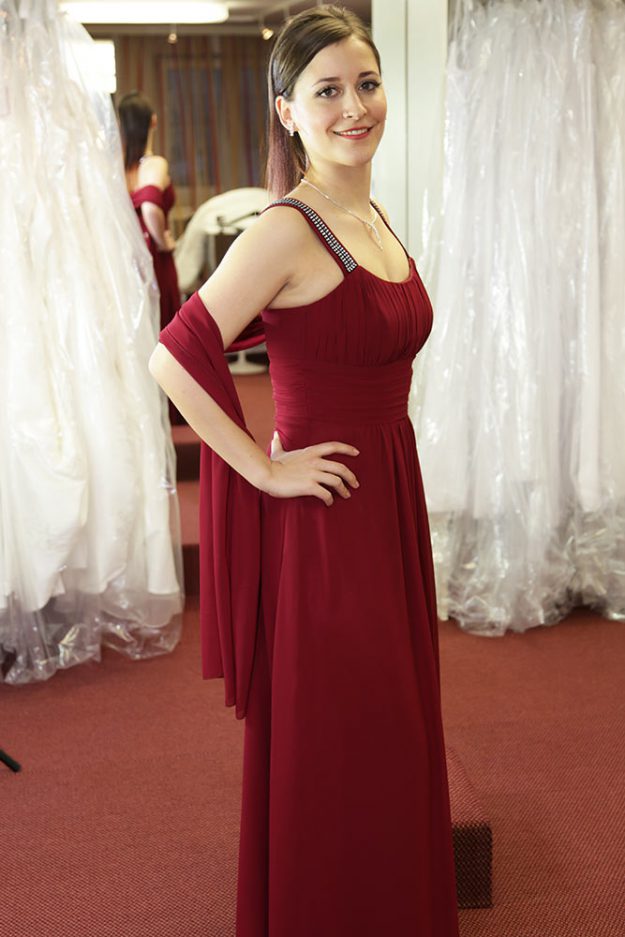 Elegantes Abendkleid in Rot