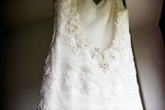 Rückansicht Hochzeitskleid