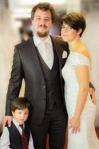 Ulli, Thomas und Jonathan in Festtagsmode