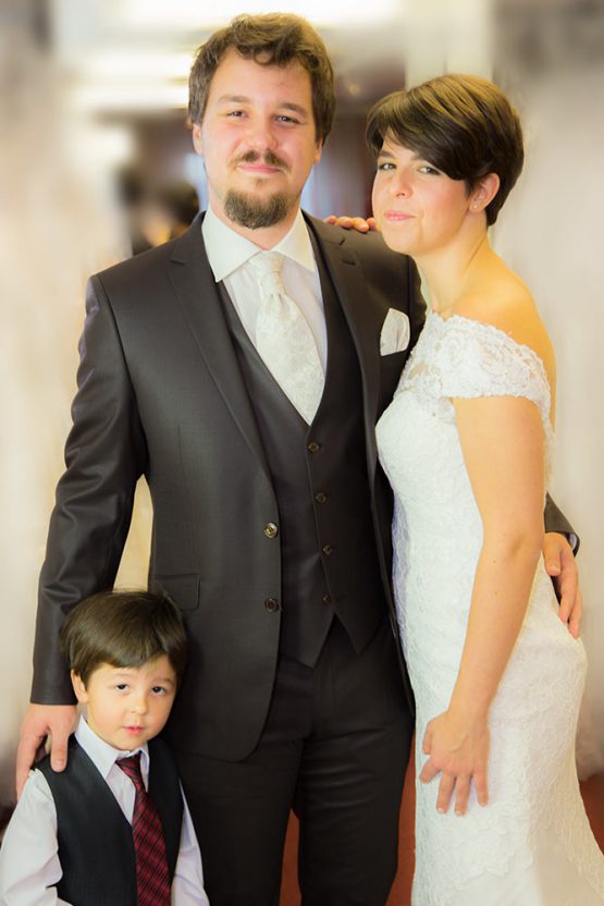 Ulli, Thomas und Jonathan in Festtagsmode